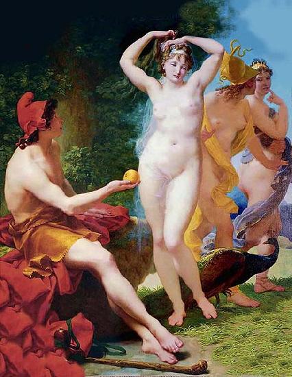 Baron Jean-Baptiste Regnault The judgement of paris France oil painting art